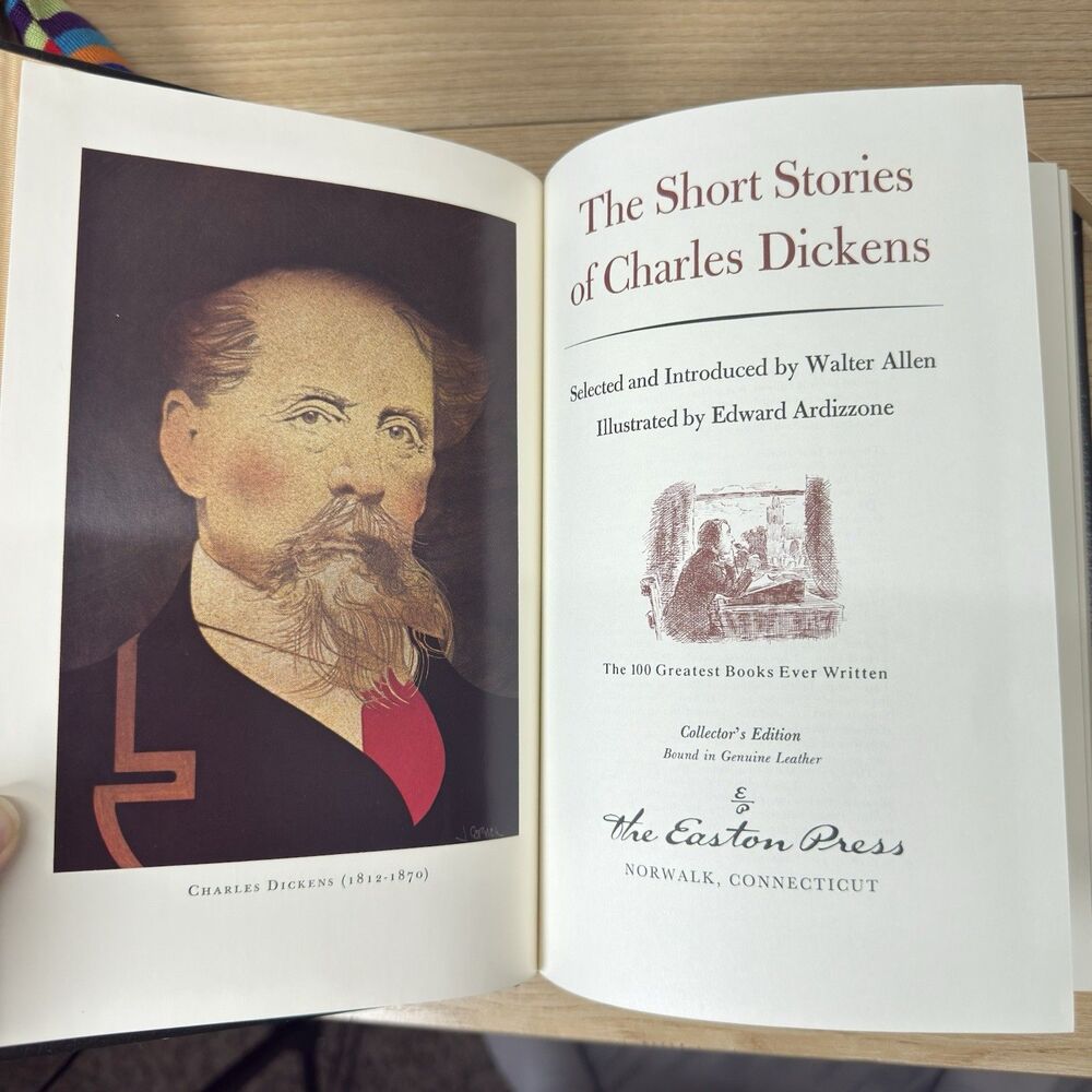 Easton Press The Short Stories of Charles Dickens by Charles Dickens 1978